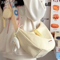 Juststar Túi đựng bánh bao đeo chéo mới đeo vai đơn giản dành cho học sinh
