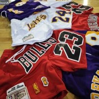 (juxian) [bước Tiếp theo] chicago bulls jordan kobe bryant lakers cắt bỏ quần short lưới có kích thước