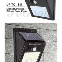 JvGood Outdoor Lighting Sensor Solar Wall light LED Solar Lights Waterproof Solar Powered Motion Sensor Light -168