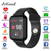 JvGood Smart Watch Blood Pressure Monitor Bracelet Heart Rate Band Pedometer Bluetooth Waterproof Fitness Sleep Tracker Wristband For IOS And Android