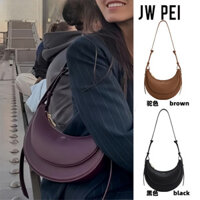 Jwpei Túi hình lưỡi liềm mới với thiết kế thích hợp Túi đeo vai đơn hình bán nguyệt Túi xách nữ