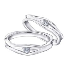 Nhẫn đôi Bạc Hiểu Minh NC432 Chung Tình