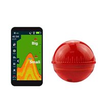 JXFS Fish Finder Fish Detector Fishing Echo Sounder 48M/160Ft Sensor Depth Fish Finder Fishing Alarm iOS and Android