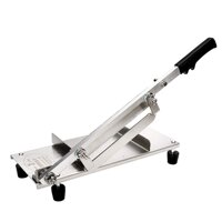 JXYA-slicer Meat Slicer Stainless Steel Slice Frozen Slicing Machine Cutting Machine Meat Vegetable Home Kitchen and Commercial Use Manual Meat Slicer