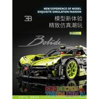 K BOX 10211 10211B non Lego BUGATTI RECID. bộ đồ chơi xếp lắp ráp ghép mô hình Technic BUGATTI BOLIDE Kỹ Thuật Công Nghệ Cao Mô Hình Phương Tiện 3588 khối