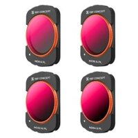 K & F Concept Bộ lọc ND8 / PL + ND16 / PL + ND32 / PL + ND64 / PL cho DJI Osmo Pocket 3 Bộ lọc ND / PL từ tính 2 trong 1 ND / PL Kính quang HD 28 lớp phủ nano