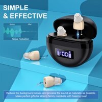 K & FCoptee Máy Trợ Thính Mini Pin Bộ Khuếch Đại Âm Thanh Tai Di Động Người Cao Tuổi Hỗ Trợ Thính Âm Thanh Khuếch Đại Vô Hình CIC Máy Trợ Thính
