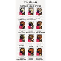 [K-food] Súp Hàn Quốc Mishik 10 LOẠI / Súp Thịt Bò Cay / Súp Gà / Súp Xương Bò / Kimchi Stew / Bột Đậu Nành / Bột Quân Đội / Súp Bò & Rong Biển / Súp Xương Bò / Súp Gà Cay
