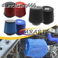 K & N Mushroom Head Shape Car Flow Air Intake filter Air filter Bộ lọc không khí tự động nạp khí có thể tái sử dụng cho 76MM / 3inch Có vỏ lọc bụi