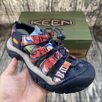 K Newport Retro Waterproof Navy Orange – Giày Sandal Rọ Trek Lội Nước Phượt Leo Núi – VIP