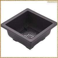 [K O G X] 15 Chậu hoa 4,7 Inch, Chậu huấn luyện cây cảnh bằng nhựa vuông, Hộp đựng chậu hoa mọng nước, dùng cho sân vườn, nội thất, trang trí nhà cửa