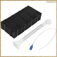 [K O G X] 20 Bộ lọc đáy bể cá bằng nhựa màu đen + Ống dẫn khí + Ống