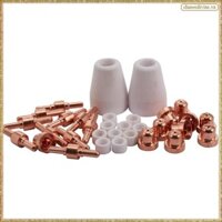 [K O G X] 32 Chiếc Cho PT 31 -40 40a Kích Thước Tiêu Chuẩn Cắt Plasma Đèn Pin Vật Tư Tiêu Thụ Đầu Phun Điện Cực