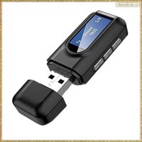 [K O G X] Bộ thu phát Bluetooth 5.0 cho TV Bộ chuyển đổi âm thanh không dây USB 2 trong 1 có màn hình LCD cho TV âm thanh ô tô PC