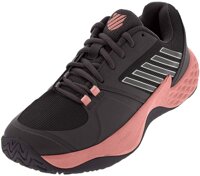 K-Swiss Aero Court Womens Tennis Shoe (Plum Kitten/Coral Almond/White, 9.5)