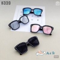 K039 - Mắt kính găn đá cho bé - chống UV400