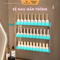 [K1] Kệ Để Sơn Nail Móng Tay Son Treo Tường PS Trong Suốt Decor Sách Acrylic Automatik