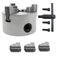 K11-100 4" Lathe Chuck,Metal Lathe Chuck Self-Centering 3 Jaw,For Grinding Machines Milling Machines,Metal Lathe Chuck Turning Machine Accessor...
