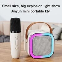 K12 Bluetooth Micro Karaoke Loa RGB Light Mini Di Động Không Dây Cho Tiệc Ngoài Trời