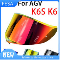 K6 Phụ Kiện Cho AGV Xe Máy Mũ Bảo Hiểm Tầm Nhìn Ban Đêm Tấm Che Len Dành Cho AGV K6S Mũ Bảo Hiểm Tấm Che Kính Chắn Gió Phụ Kiện Xe Máy