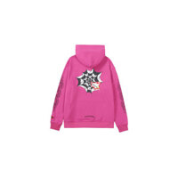 K6QO Chrome Hearts  23GraffitiMattyboySpider Web Printed Hoodie Brushed Hoody