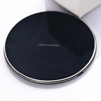 K8 Qi Wireless Charger Pad 10W Fast Charging Dock For  Samsung Huawei - Black