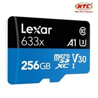 k89 Thẻ Nhớ MicroSDXC Lexar 256GB A1 V30 633x U3 4K 95MB/s - kèm Adapter (Xanh) 1