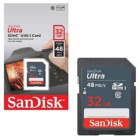 k89 Thẻ nhớ SDHC SanDisk Ultra 320x 32GB Class 10 UHS-I 48MB/s (Xám) 1