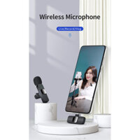 K9 IOS Micro Lavalier không dây Mini cầm tay có thể sạc lại Tik Tok Radio Phát sóng trực tiếp ngoài trời Thiết bị ghi âm neo 2.4G Giám sát giảm tiếng ồn Micro Laval