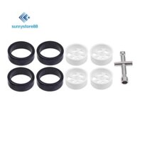 K969-01 K969-02 Vành Bánh Xe Hub Có Lốp Cho Wltoys K969 K979 K989 K999 P929 P939 1 / 28 RC Drift Phụ Kiện Xe Hơi