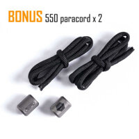 Ka01 Ti-6Al-4V Beading - 2 Con Dao Mã Lục Hạt Vòng Đeo Tay Vòng Cổ Mini Đèn Pin Ba Lô Phụ Kiện EDC Ngoài Trời