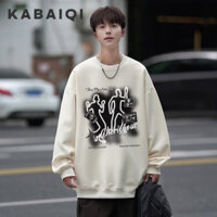 KABAIQI Áo khoác hoodie sweater nỉ siêu rẻ phù hợp nam nữ rộng thoải mái 2024 NEW MWY2490A8I 36Z240906