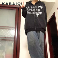 KABAIQI Áo khoác hoodie sweater nỉ siêu rẻ phù hợp nam nữ rộng thoải mái 2024 NEW MWY2491D60 38Z240921