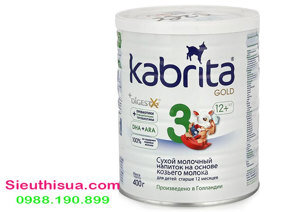 Sữa dê Kabrita 3 - hộp 400g (dành cho trẻ trên 2 tuổi)