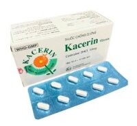 Kacerin cetirizine 10mg khapharco (h/100v) (vỉ xanh)