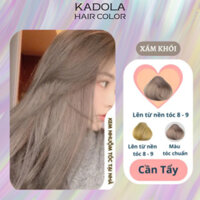 [KADOLA HAIR COLOR] Thuốc nhuộm tóc màu Xám Khói - Cần Tẩy/Nâng Tone | Kèm bao tay mũ trùm