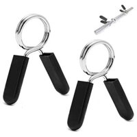 [Kaerle] Clip Mùa Xuân Cổ Áo Powerlifting Barbell Kẹp Quả Tạ 2.5CM Kim Loại Thân Thiện Với Môi Trường 2 Chiếc Phòng Tập Thể Hình Cử Tạ An Toàn Khi Sử Dụng Tay Cầm Bằng Nhựa