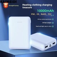 kaimeidi Quần áo sưởi ấm ngân hàng điện mini 10000 mAh dung lượng lớn điện thoại di động dự phòng