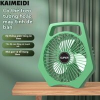 KAIMEIDI Quạt để bàn đa năng hộ gia đình USB ký túc xá sinh viên ngoài trời treo tường quạt nhỏ gió cao
