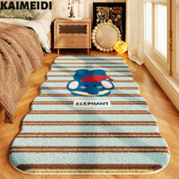 Kaimeidi Thảm trải sàn phòng ngủ giả cashmere chống bụi bẩn