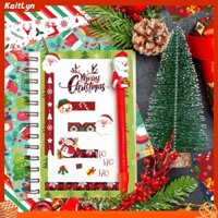 Kaitlyn  Bộ Giấy Thủ Công Nghệ Thuật Tự Làm Sổ Tay Giáng Sinh Vui Vẻ Hình Ông Già Noel Người Tuyết Người Tuyết Cây Thông Noel Trang Trí Thủ Công Mỹ Nghệ diy