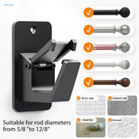 Kaitlyn  Giá đỡ thanh treo rèm chống trượt Giá đỡ thanh treo rèm Dễ dàng cài đặt Giá đỡ thanh treo rèm Giá đỡ không cần móng chắc chắn cho ngôi nhà Đông Nam Bộ 2 / 4 chiếc Giá đỡ thanh phổ thông Không