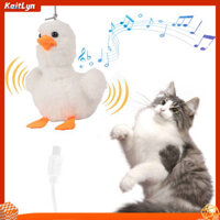 Kaitlyn  Phụ kiện tập thể dục cho thú cưng Lắc chim sẻ Đồ chơi thú cưng Tương tác vỗ tay Vịt Đồ chơi mèo con có thể sạc lại Đồ chơi sang trọng Mèo con chống cắn Đồ chơi tập thể dục vui nhộn cho mèo Bán chạy nhất Đông Nam