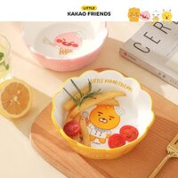 Kakao friend nồi chiên không khí nướng phô mai nướng cơm chảo gốm salad bát gia dụng lò nướng đặc biệt bát 6qy5