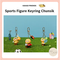 [Kakao Friends] Móc khóa hình thể thao Chunsik / Bóng đá / Quần vợt / Golf / Móc khóa