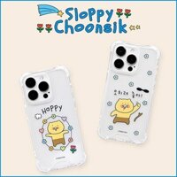 Kakao Friends - Ốp lưng trong suốt Choonsik tương thích cho iphone 16 15 14 13 12 pro max mini plus s24 s23 s22 s21 ultra note 20 cat hàn quốc