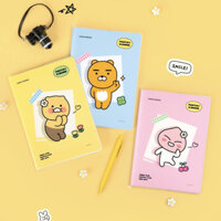 [Kakao FRIENDS] Say Cheese 2025 A5 Công cụ lập kế hoạch hàng tháng 4 màu Ghi nhớ di động Notepad Nhật ký Kraft Sổ tay học sinh Sách khen thưởng