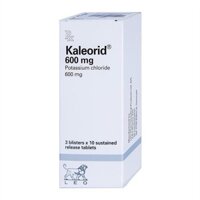 Kaleorid 600mg Leo 3 vỉ x 10 viên