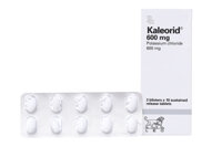 Kaleorid 600mg phòng và trị giảm kali máu 3 vỉ x 10 viên