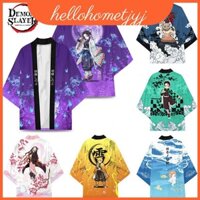 Kamado Agatsuma Tanjiro Zenitsu Demon Slayer Trang Phục Hóa Trang In Hình Hàng Đầu